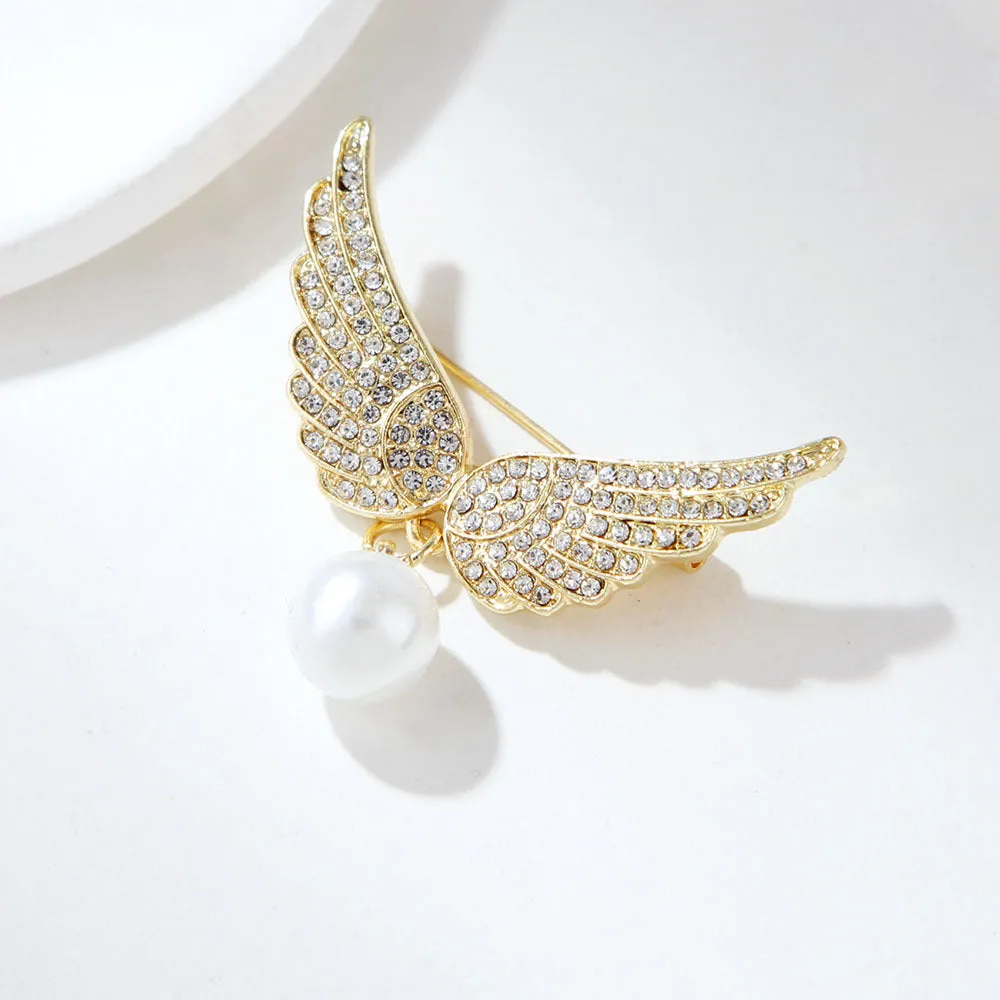 XSB028 - Angel Wings Brooch