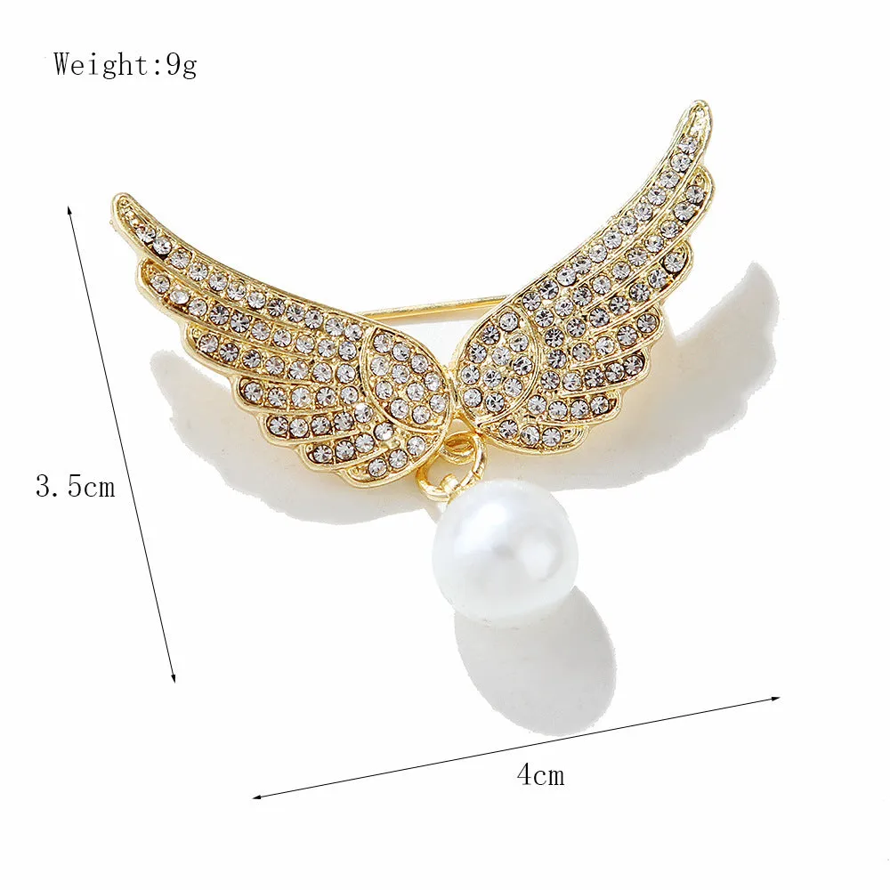 XSB028 - Angel Wings Brooch