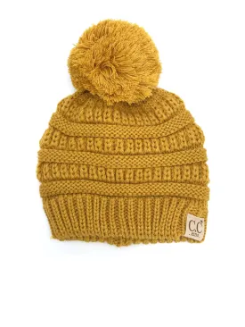 YJ-847 POM Mustard Kid Beanie